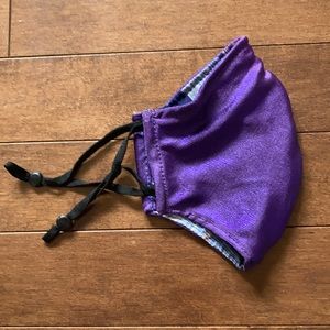 Purple double layer adjustable mask